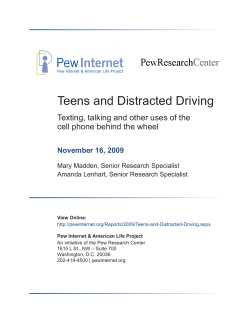 Distracted Driving | NHTSA