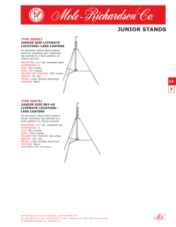 Junior Stands - Mole