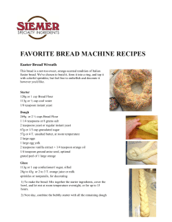 favorite bread machine recipes