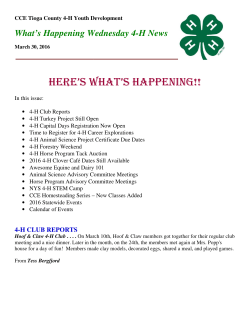 4-h club reports