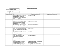 GC Spanish 2 - Greene County Schools