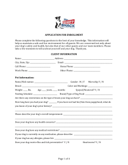 application for enrollment