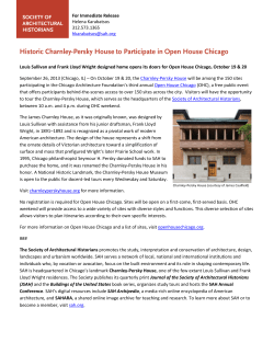 For Immediate Release Helena Karabatsos 312.573.1365