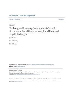 Enabling and Limiting Conditions of Coastal Adaptation: Local