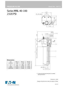 Series MNL 40-100 2320 PSI