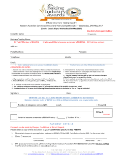 BIEAWA 2017 Baking Industry Awards