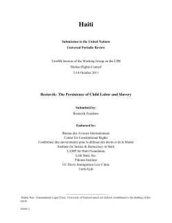 Haiti-UPR-Restavek-Report-FINAL