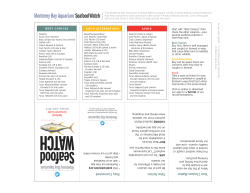 Monterey Bay Aquarium Seafood Watch