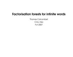 Factorisation forests for infinite words