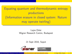 Equating quantum and thermodynamic entropy productions