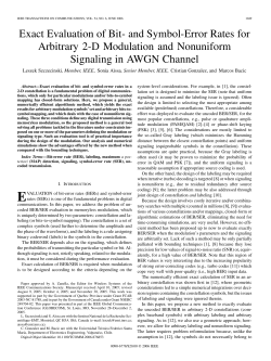 Exact Evaluation of Bit- and Symbol-Error Rates for Arbitrary 2