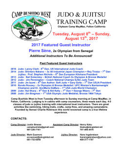 MARTIAL ARTS CAMP - Camp Bushido West