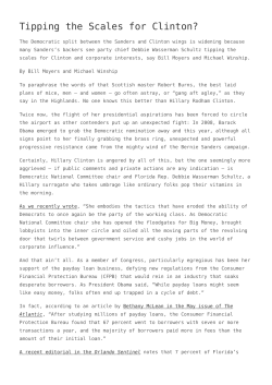 Shaking Up the Democratic Party,A Challenge to