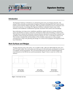 Signature Desktop [Data Sheet]