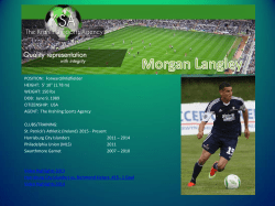 POSITION: Forward/Midfielder HEIGHT: 5` 10&rdquo;  WEIGHT