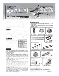 raptor 30 to 50 upgrade manual.