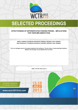 effectiveness of differentiated parking pricing