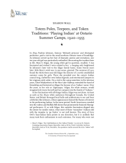 Totem Poles, Teepees, and Token Traditions