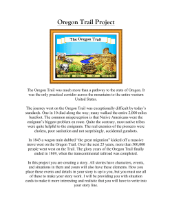 Oregon Trail Project