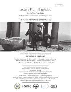 Press Kit - Letters From Baghdad