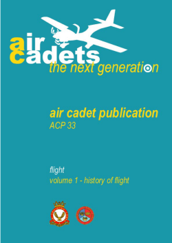 ACP 33 Volume 1: History of Flight