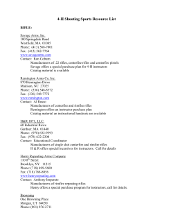 4-H Shooting Sports Resource List
