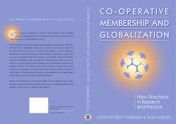 co-operative membership and globalization