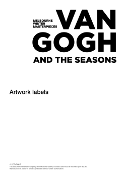 Artwork labels