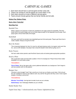 CARNIVAL GAMES - acsevents.org