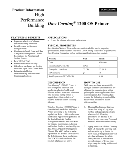 Dow Corning&reg; 1200 OS Primer | High