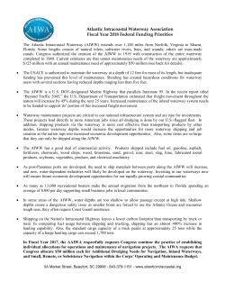 The Fact Sheet - Atlantic Intracoastal Waterway Association