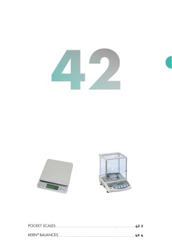 pocket scales kern&reg; balances