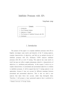 Indefinite Pronouns with APs