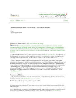 Contemporary US-American Satire and - Purdue e-Pubs