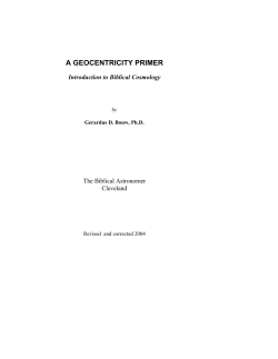 A Geocentricity Primer