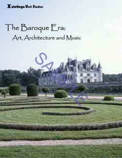 The Baroque Era - Intellego Unit Studies