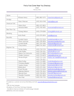 Find a Foot Zoner Near You Directory Utah