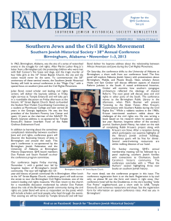 Rambler - Southern Jewish Historical Society