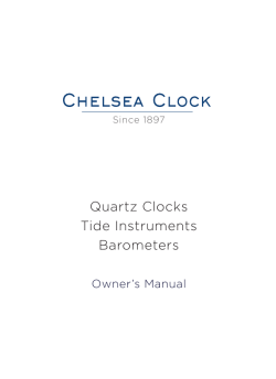 Quartz Clocks Tide Instruments Barometers