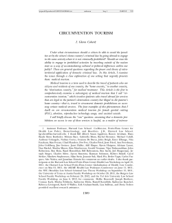 circumvention tourism