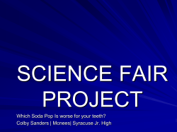 science fair project