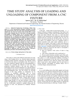 time study analysis of loading and unloading of