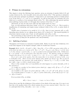 2 Primes in extensions