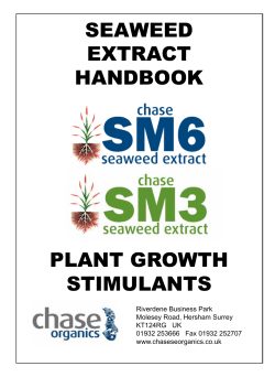 Seaweed Extracts Handbook