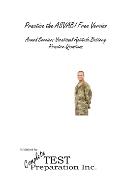 ASVAB Practice PDF - Complete Test Preparation