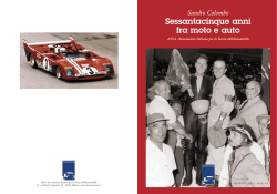 Sessantacinque anni fra moto e auto