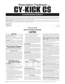 Cy-Kick&reg; CS - BASF Pest Control Solutions