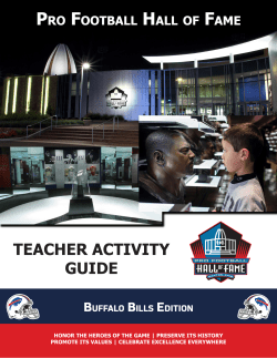 Buffalo Bills - the Pro Football Hall of Fame