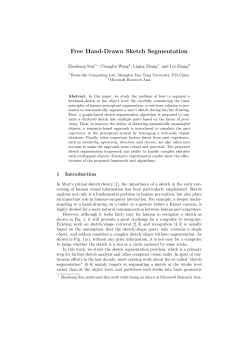 Free Hand-Drawn Sketch Segmentation