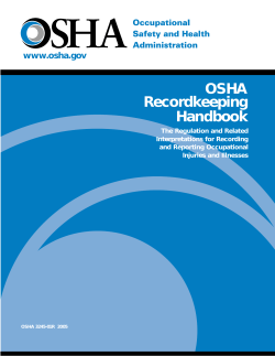 OSHA Recordkeeping Handbook